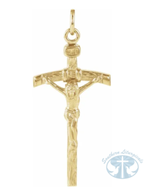 Necklace/Pendant 14K Yellow Gold Crucifix Pendant