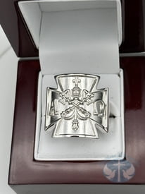 Saint Pope John Paul II inspired Men's Religious Ring