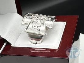 Saint Pope John Paul II inspired Men's Religious Ring