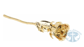 Lacquered 24K Gold-Plated Rose