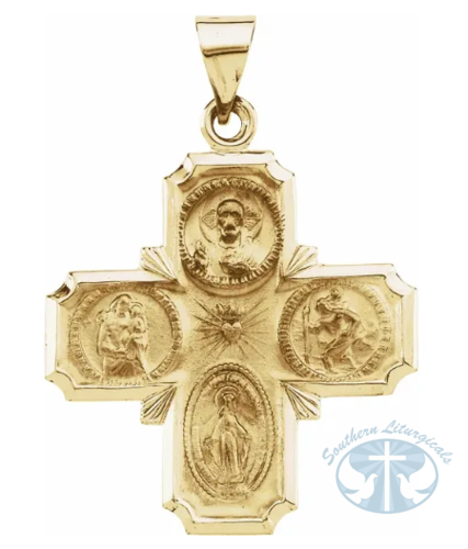 Hollow Four-Way Cross Medal