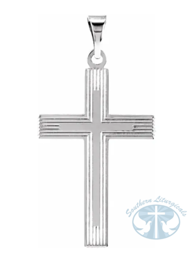 Cross Pendant 14K White Gold