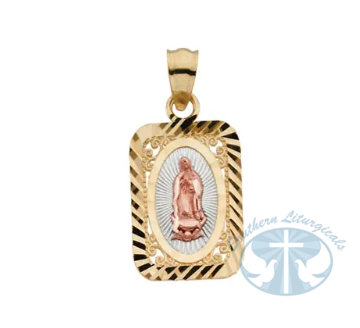 Our Lady of Guadalupe Hand-Painted Porcelain Medal