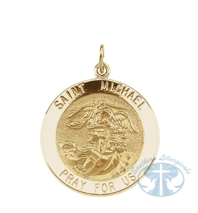 Round Hollow St. Michael Medal