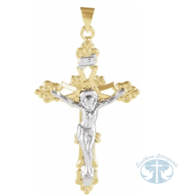 Crucifix Jewelry Crucifix Pendant 14 K Yellow Gold | Religious Jewelry