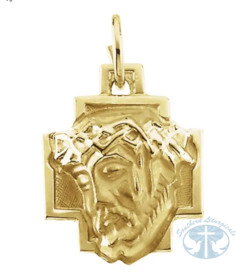 Cross Pendants Face of Jesus Pendant | Religious Jewelry