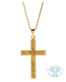 Cross Necklaces Cross 18" Necklace 14K Yellow Gold