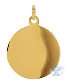 14K Yellow 15 mm St. Anthony Medal