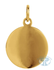 St. Jude Thaddeus Medal 14K Yellow Gold