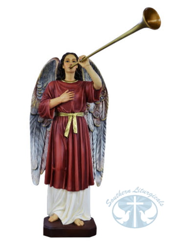 Angel with Trumpet Statue- 36 Inches