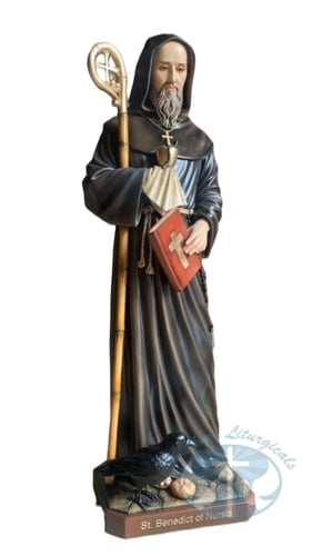 St Benedict Statue - 49 Inches