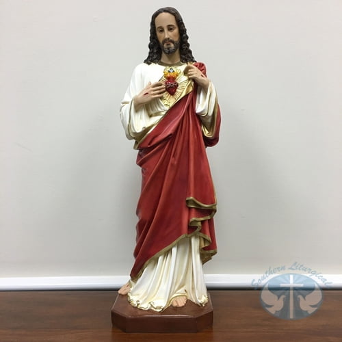 Sacred Heart of Jesus Statue - 27 Inches