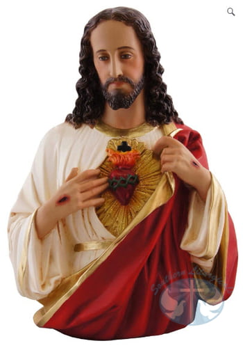 Sacred Heart of Jesus Wall Plaque- 12 inches