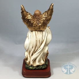 Guardian Angel with Children Statue