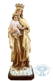 Our Lady of Mount Carmel Indoor Statue - 66 Inches