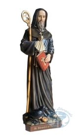 Statues 24" and up St Benedict Statue - 49 Inches