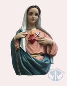 Immaculate Heart of Mary Wall Plaque- 12 inches
