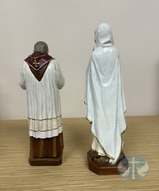 Padre Pio and Our Lady of Lourdes Statues