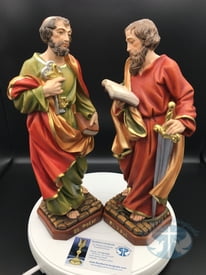 St Peter and St Paul 12&quot; Statues