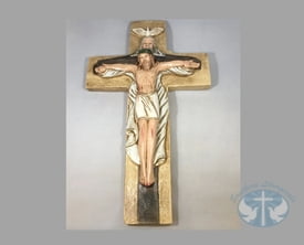 Statues under 24" Holy Trinity Large Wall Cross