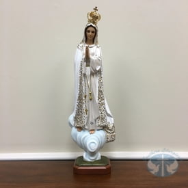 Statues 24" and up Our Lady of Fatima 25 Inch (Fancy Finish)
