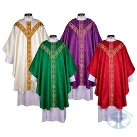 Gothic and Semi-Gothic Vestment Sets Avignon Collection Chasuble Semi Gothic Chasuble
